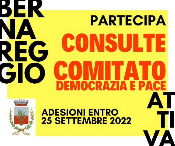 PARTECIPAZIONE | Adesione Consulte e Comitato Democrazia e Pace