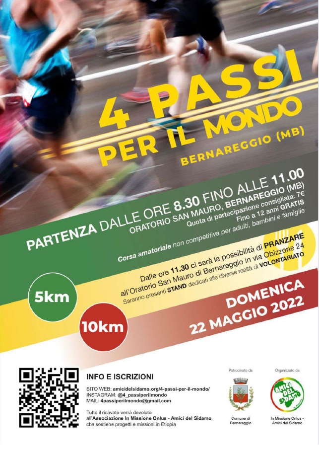 Corsa amatoriale "4 passi per il mondo"