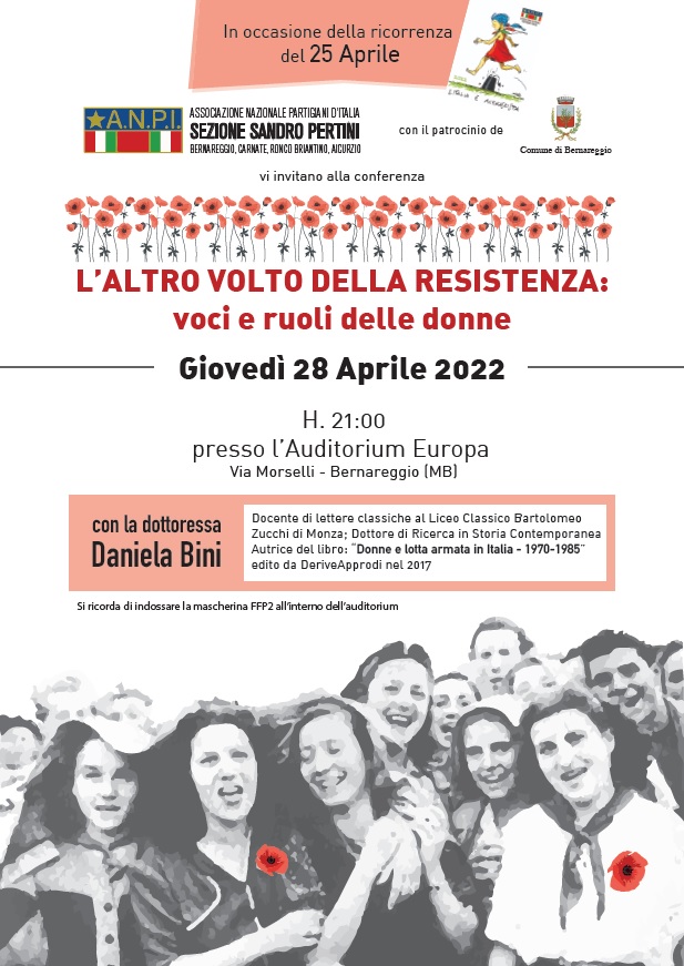 Conferenza "L'altro volto della resistenza: voci e ruoli delle donne"