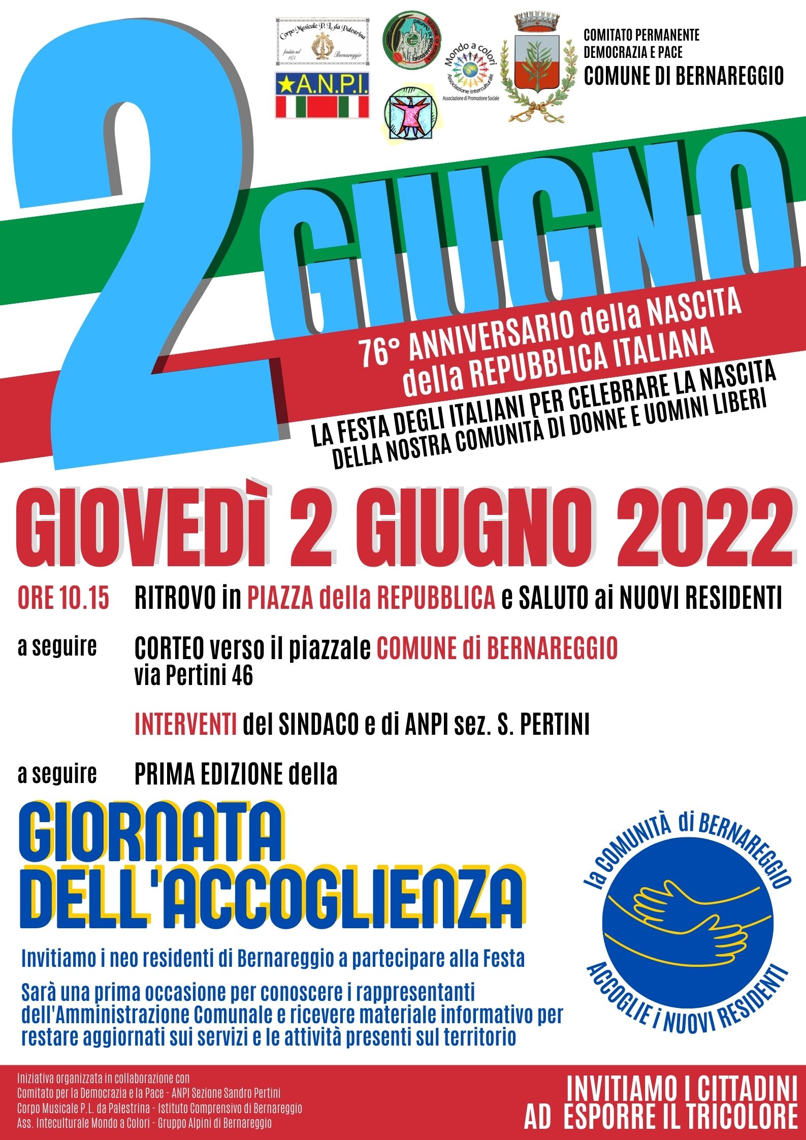 Giornata dell'accoglienza - prima edizione