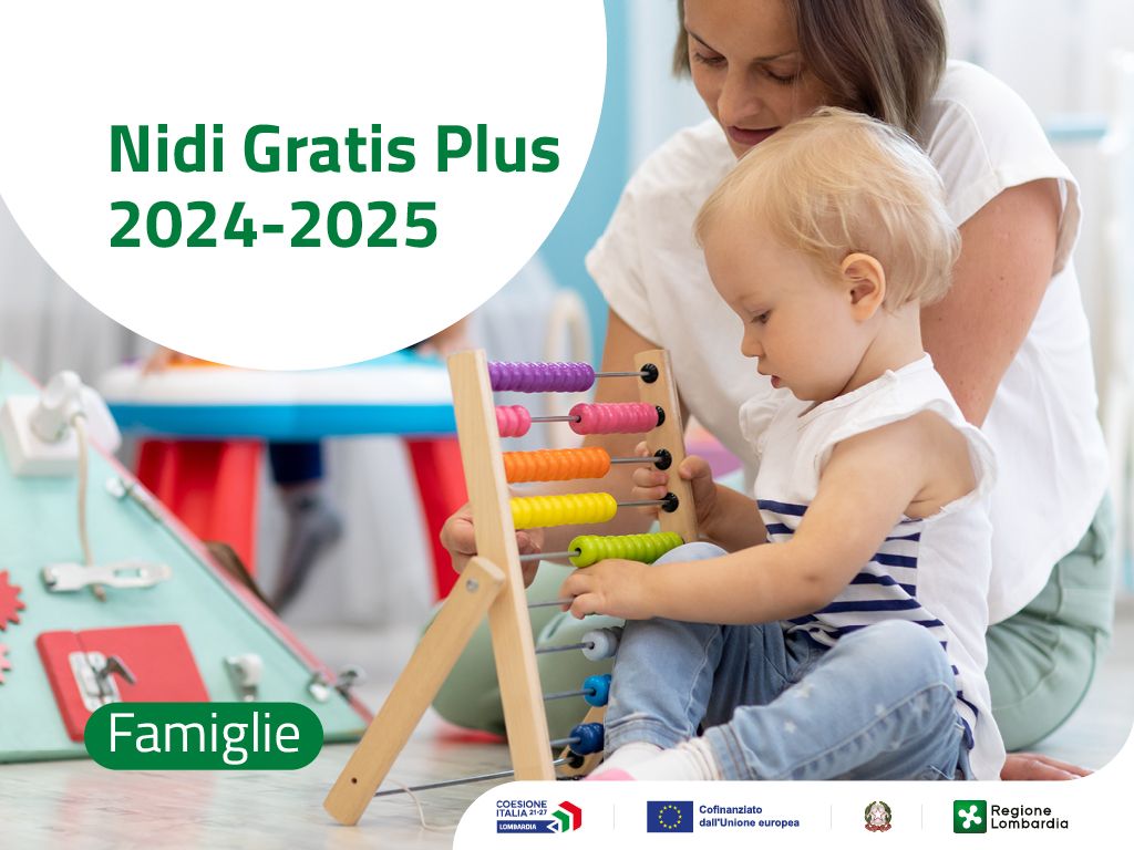 NIDI GRATIS PLUS 2024/2025 |  Apertura della finestra di adesione per le famiglie