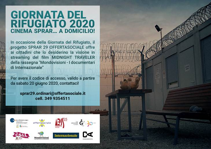 GIORNATA MONDIALE DEL RIFUGIATO | Invito all'iniziativa SPRAR29 di Offertasociale