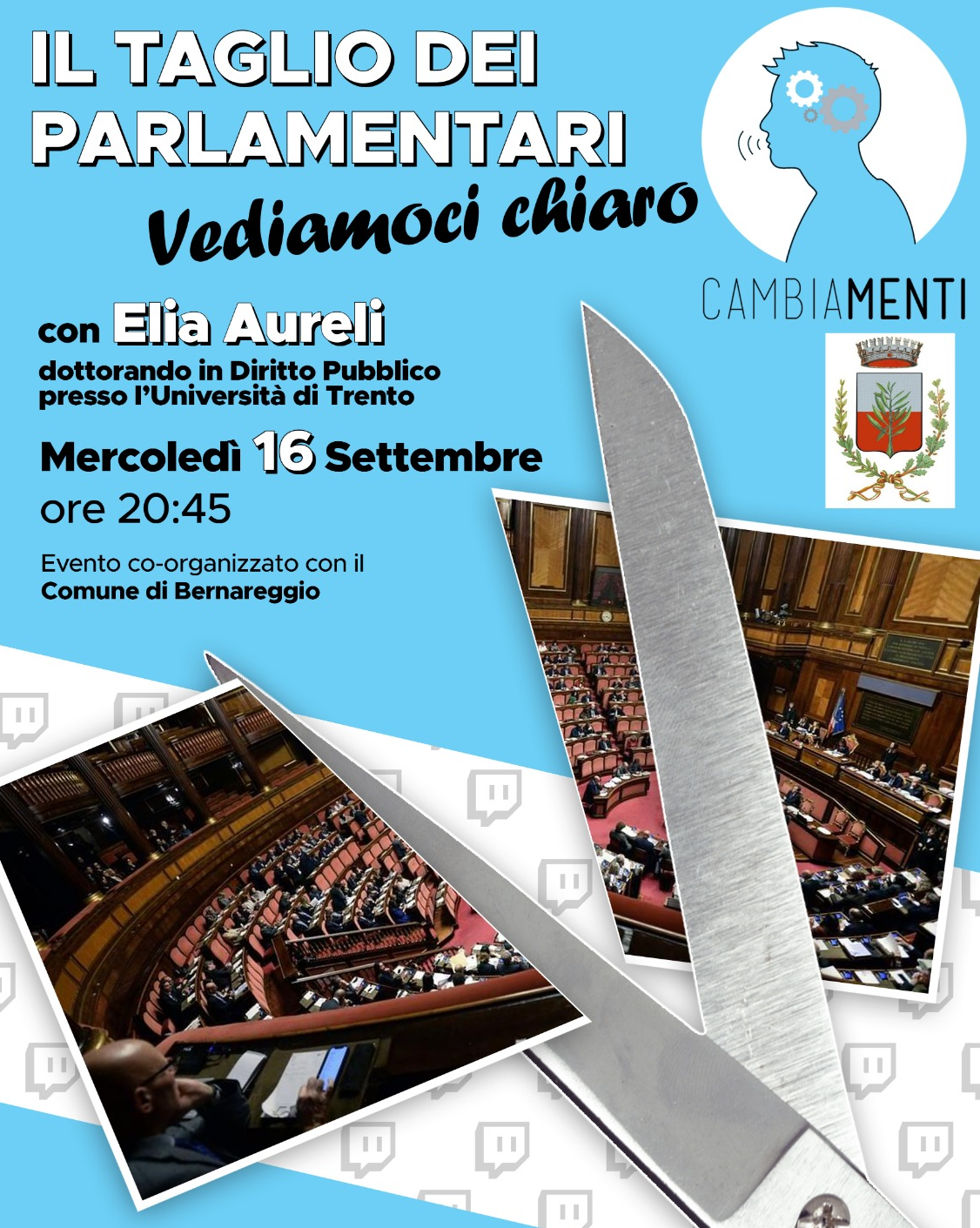 REFERENDUM | VIDEO dell'iniziativa "Il taglio dei parlamentari: vediamoci chiaro. Incontro informativo"